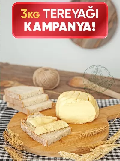 Yayık Köy Tereyağı 3 kg.