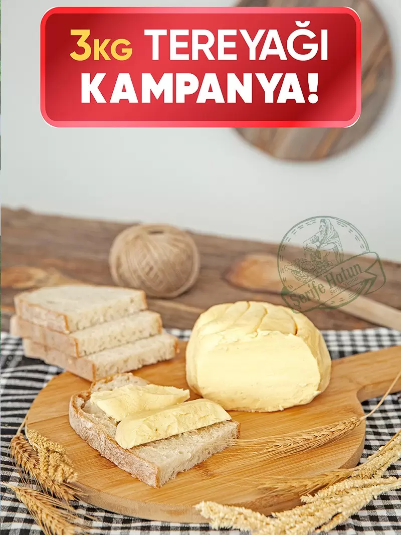 Yayık Köy Tereyağı 3 kg.